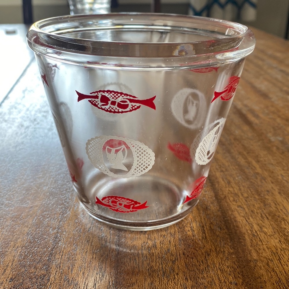 Vintage glass bowl